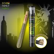 Sour Diesel - Hash Infused Preroll Sour Family Farms