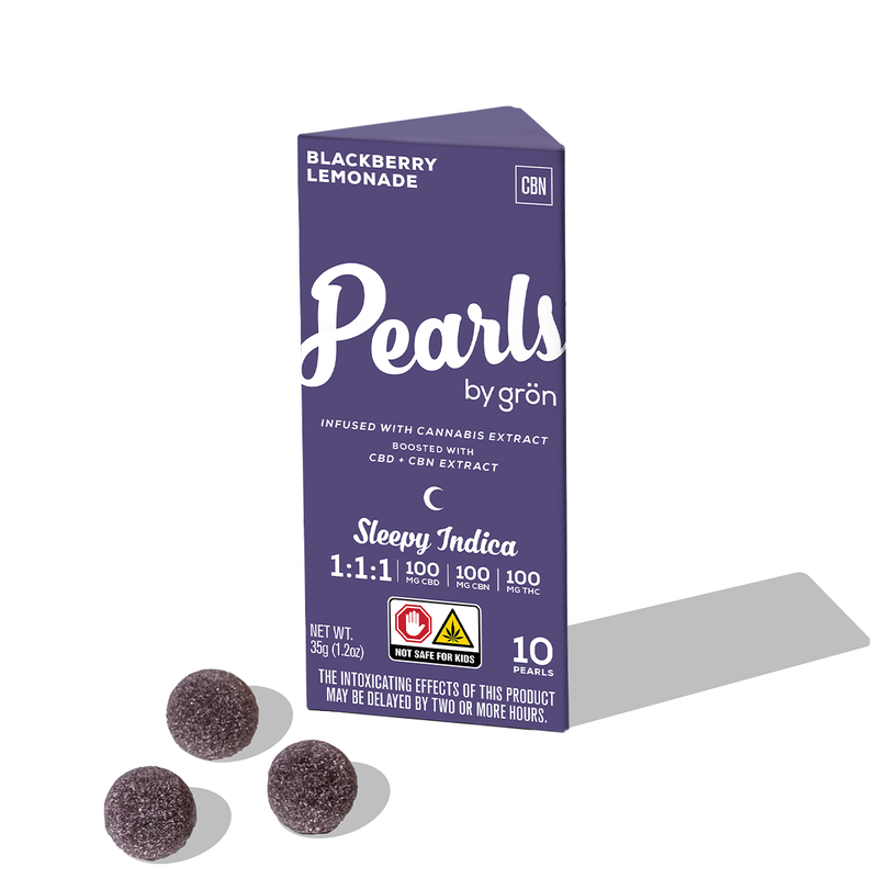 Buy Blackberry Lemonade 1:1:1 CBD:CBN:THC 100mg 10pk Gummies