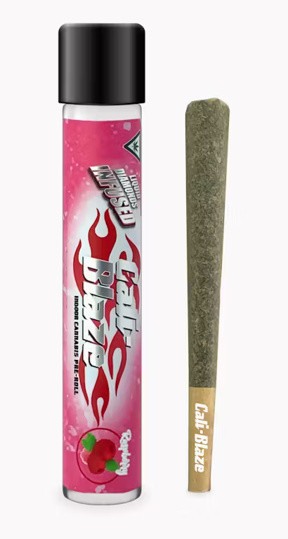 Raspberry 1.2G Liquid Diamonds Infused Pre-Roll Cali-Blaze