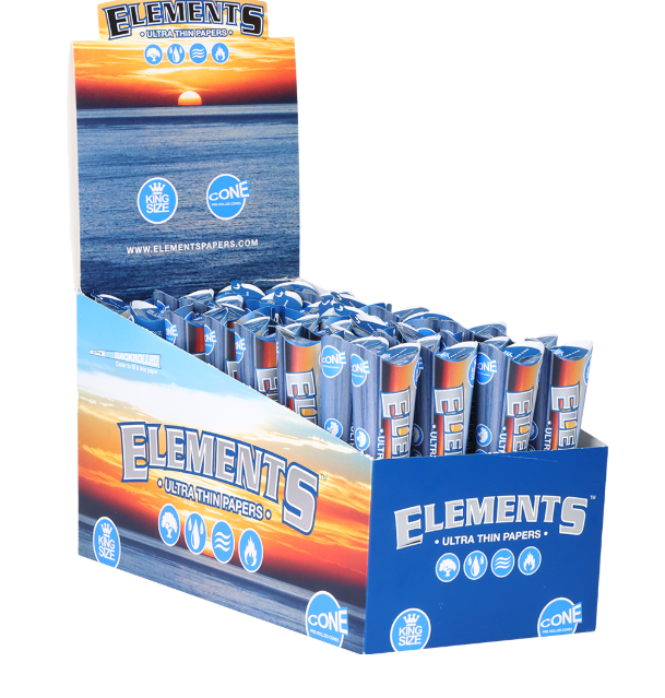 Elements Ultra Thin Pre-Rolled Cones King Size