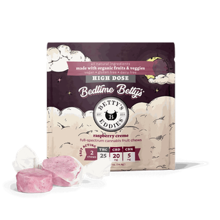 Raspberry Crème THC:CBD:CBN Betty's Eddies
