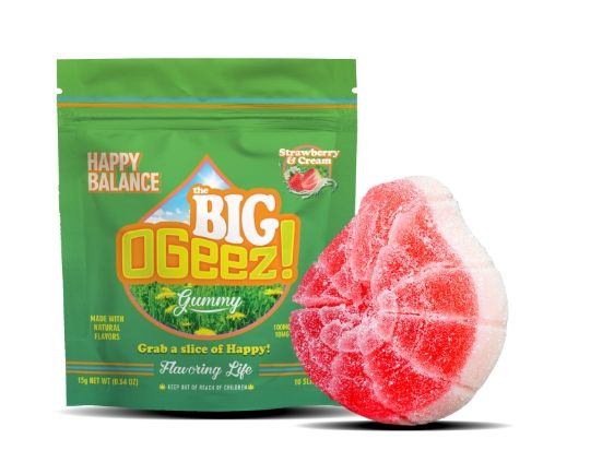 BIG - Happy Balance Strawberry & Cream 1:1 THC:CBD OGeez!