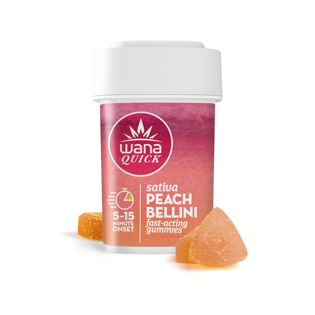 Quick - Peach Bellini - 5mg each Wana