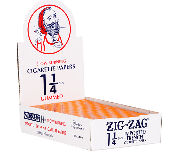 Orange Rolling Papers 1 1/4 Zig-Zag