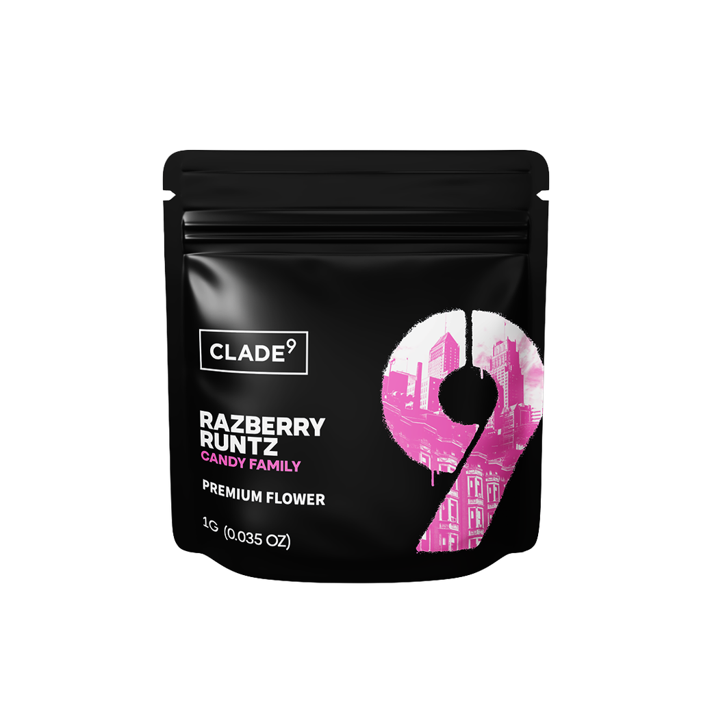 Clade 9 Razberry Runtz Flower 1g