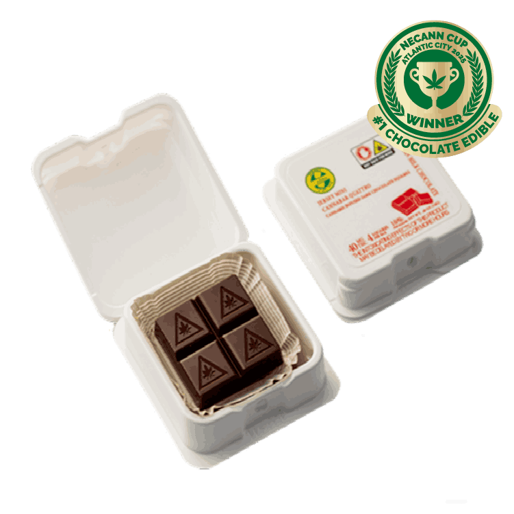 Buy Mini Bar Quattro Belgian Dark Clamshell 4 Pack | 40mg