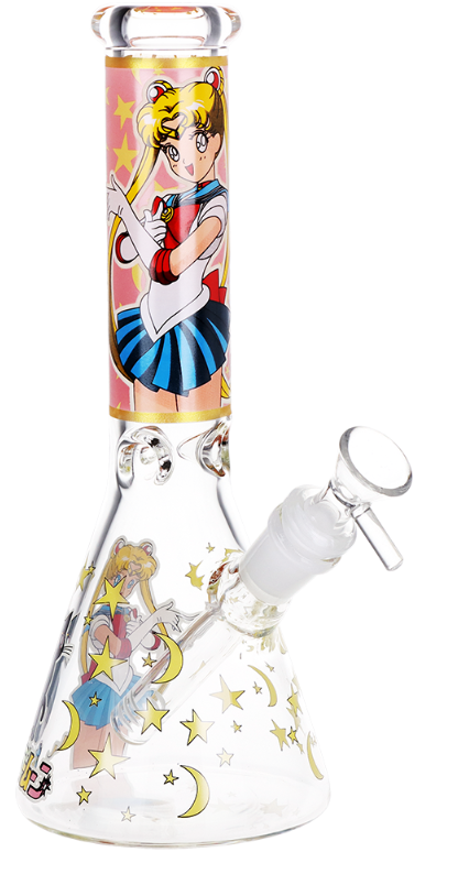 Japanese Animation Girl Beaker Glass Water Pipe |  AFG Distribution