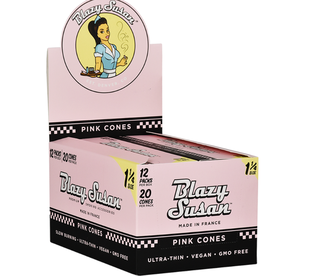 Pre-Rolled Cones | 1 1/4 | 20pc Slide Box Blazy Susan