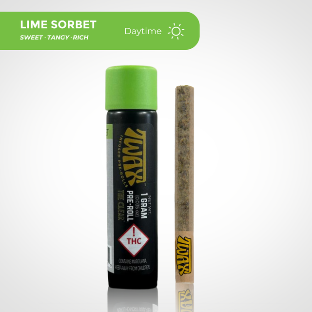 Twax - Lime Sorbet - 1G Infused Joint The Clear