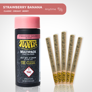 Twax Infused 5 Pack - Strawberry Banana The Clear
