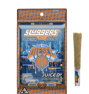 Infused Preroll - 0.7g 5pk - Sativa - NYC Diesel Sluggers