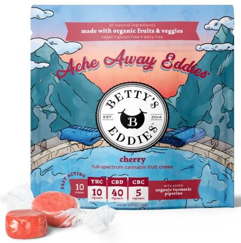 Cherry Ache Away Eddies 8:2:1 CBD:THC:CBC Bettys Eddies