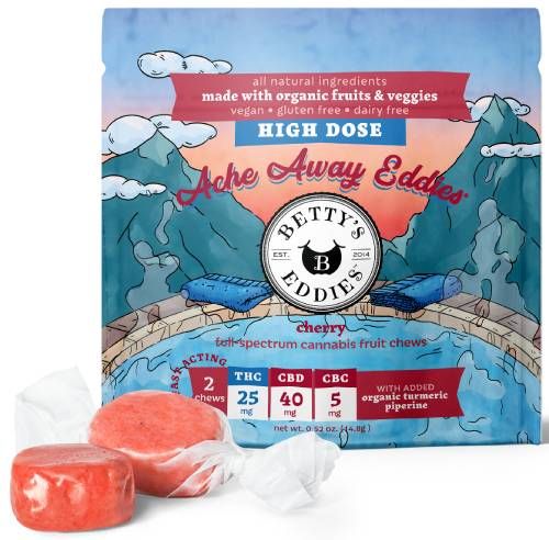 Cherry Ache Away Eddies 8:2:1 CBD:THC:CBC Bettys Eddies