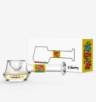 Glass Spoon- Assorted Colors K. Haring