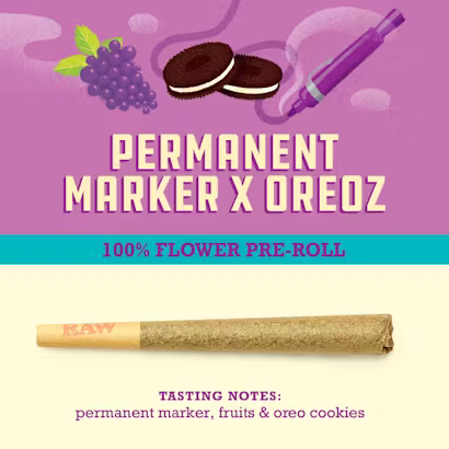 Permanent Marker x Oreoz 1G Pre-Roll Paper Crane Provisions, LLC