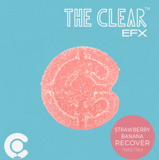 The Clear EFx Strawberry Banana 1:1 THC:CBG Gummies 10mg | 10pk