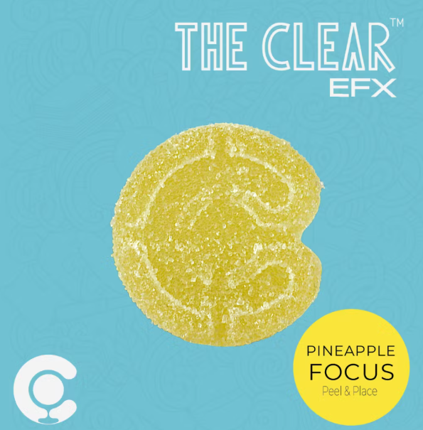 The Clear EFx Pineapple 1:2 THC:CBC Gummies 10mg | 10 pack