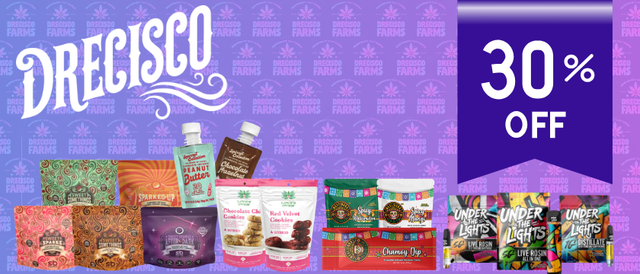 Cannabis Promo, Cannabis Sales, Cannabis Discounts, Cannabis on Sale, 30% Off Drecisco