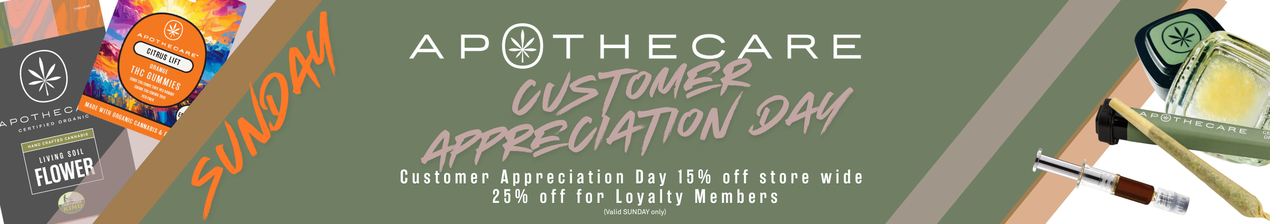 Cannabis Promo, Cannabis Sales, Cannabis Discounts, Cannabis on Sale, Benzie Sunday