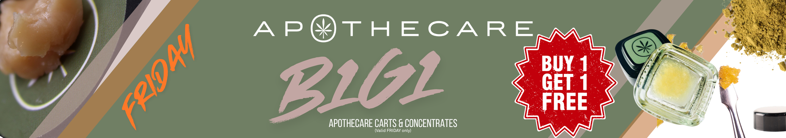 Cannabis Promo, Cannabis Sales, Cannabis Discounts, Cannabis on Sale, Benzie Friday