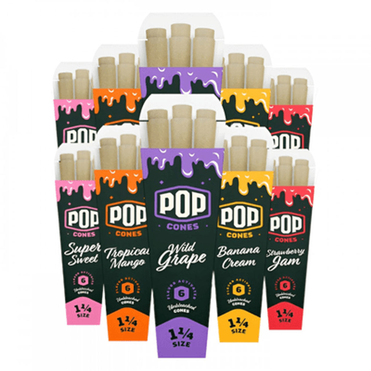 Pop Cones Variety Flavors