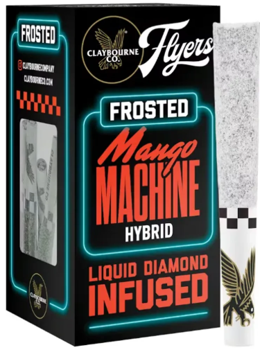 Frosted Flyers Infused .5g 2 Pack - Mango Machine Claybourne