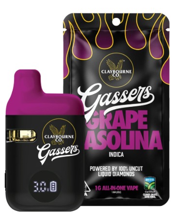 Gassers Vape AIO Grape Gasolina Claybourne