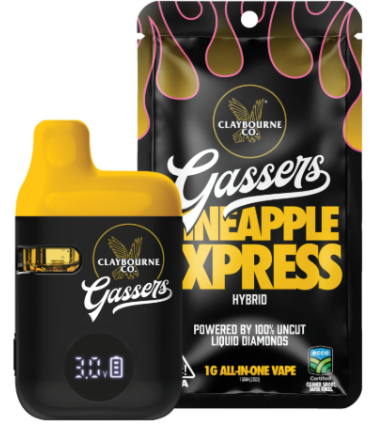 Gassers Vape AIO Pineapple Express Claybourne