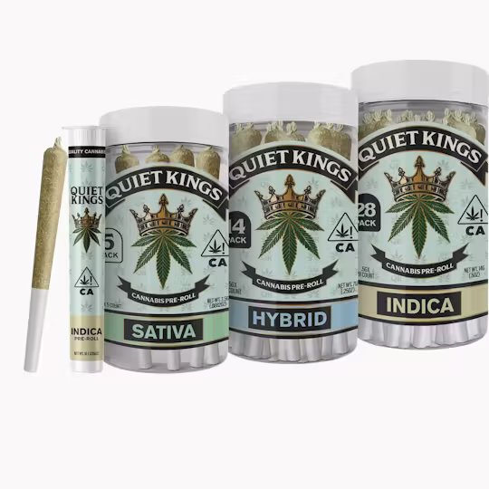Quiet Kings - Pre Roll - Snowman OG - 5 pk 0.5g PR Quiet Kings