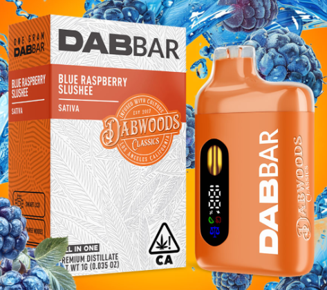 BLUE RASPBERRY SLUSHEE AIO DAB BAR Dabwoods