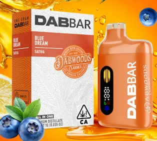 DABWOODS BLUE DREAM AIO DAB BAR 1G Dabwoods