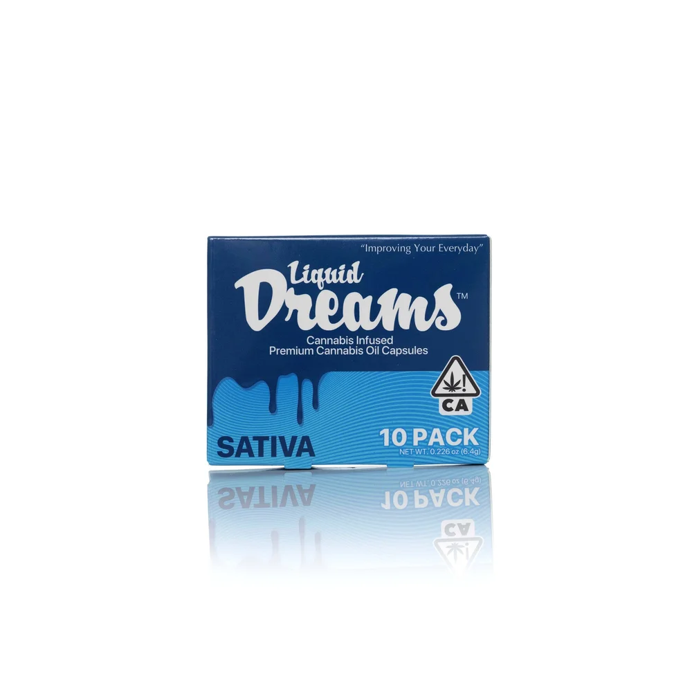 Liquid Dream — Liquid Dream Capsules Sativa 10pk - 100mg