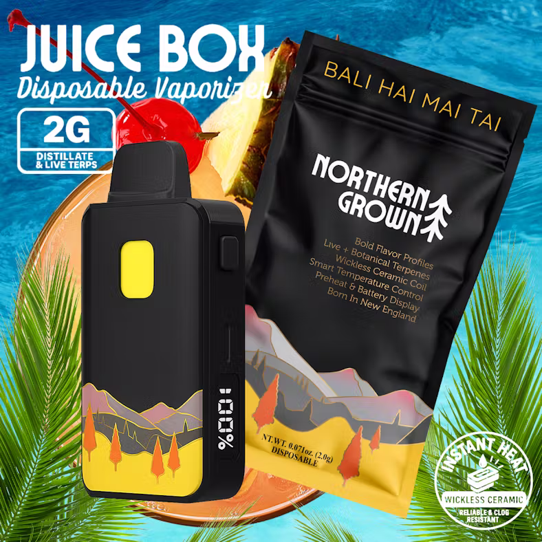 Bali Hai Mai Tai Juice Box 2G Disposable Northern Grown