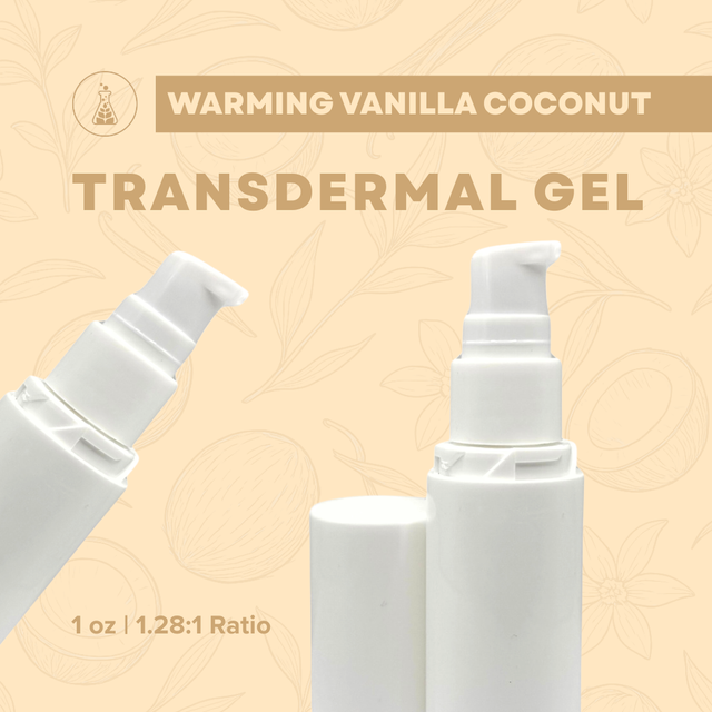 1oz Vanilla Coconut Transdermal Gel Sanctuary Cannabis