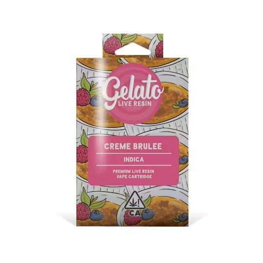 Creme Brulee Live Resin 510 Gelato Creme Brulee Live Resin 510 Gelato