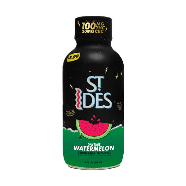 ST IDES - Watermelon | 4oz Shot 100mg + 20mg CBC St Ides