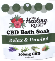 Relax & Unwind CBD Bath The Healing Rose