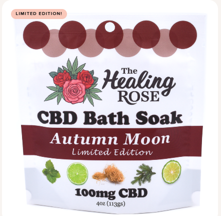 Autumn Moon CBD Bath The Healing Rose