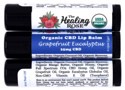 Organic Grapefruit Eucalyptus Lip The Healing Rose