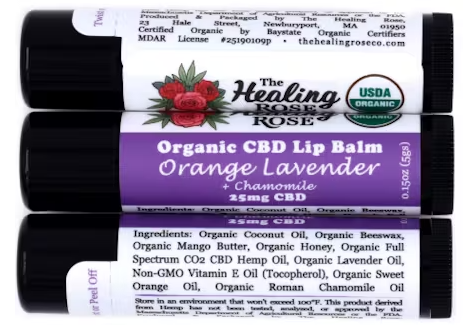 Orange Lavender Lip The Healing Rose