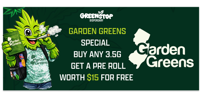 Cannabis Promo, Cannabis Sales, Cannabis Discounts, Cannabis on Sale, GARDEN GREENS SPECIAL  Buy Any 3.5g Get a Free Pre roll