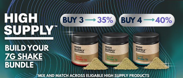 Cannabis Promo, Cannabis Sales, Cannabis Discounts, Cannabis on Sale, High Supply - 7g Shake BUNDLE