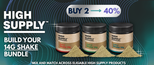 Cannabis Promo, Cannabis Sales, Cannabis Discounts, Cannabis on Sale, High Supply - 14g Shake BUNDLE