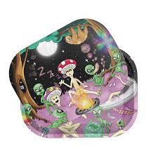 Rolling Tray w/ Magnetic Cover "Intergalactic" ZZZ's Collective
