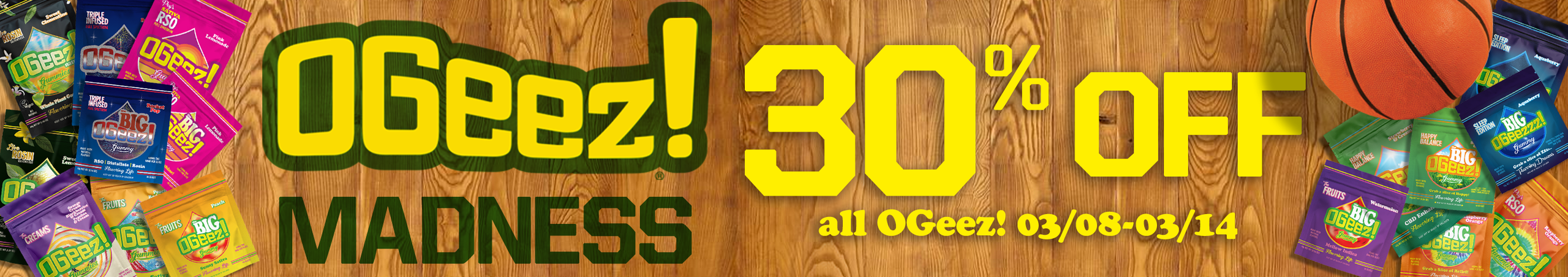 Cannabis Promo, Cannabis Sales, Cannabis Discounts, Cannabis on Sale, 30% Off OGeez!