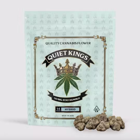 Quiet Kings - Flower Bag - Jet Fuel OG - 14g  Quiet Kings