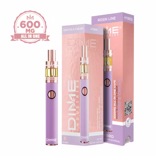 Grapes & Cream Rosin Line DIME Industries Grapes & Cream Rosin Line DIME Industries