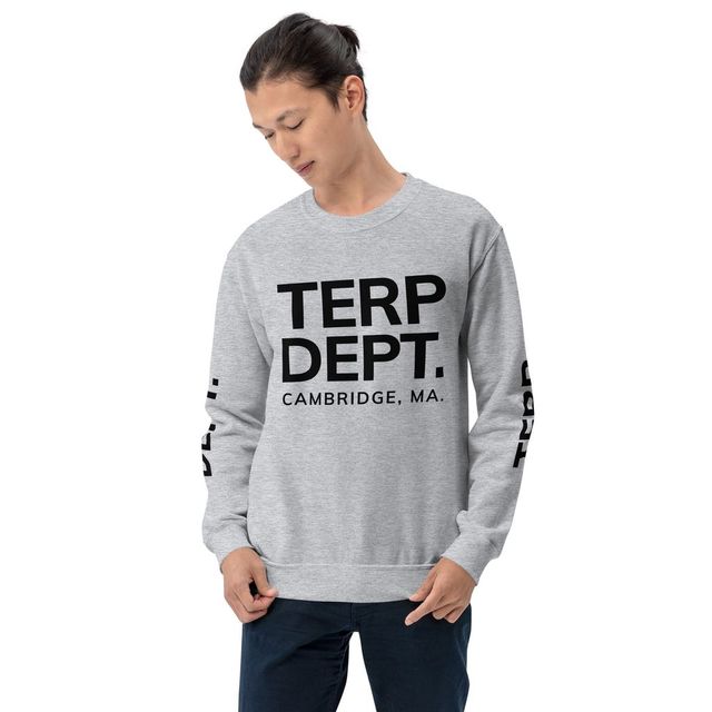 Ash Grey Terp Dept. Cambridge Crewneck Blue River Terps - Apparel