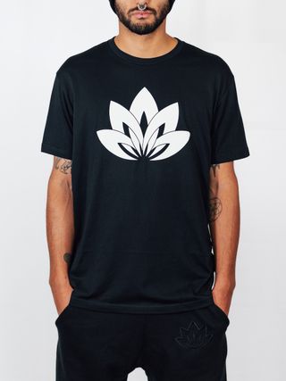 White & Black Lotus XL Blue River Terps - Apparel