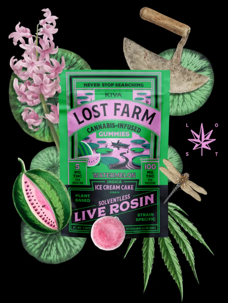 Watermelon x Ice Cream Cake Live Rosin Lost Farms